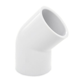 COUDE EN PVC40 45 DEGRÉS COLLÉ