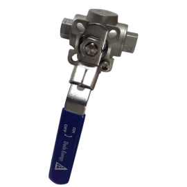 VALVE 3 VOIES INOX 1/4"