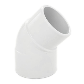 COUDE EN PVC40 45 DEGRÉS SPIG X COLLÉ